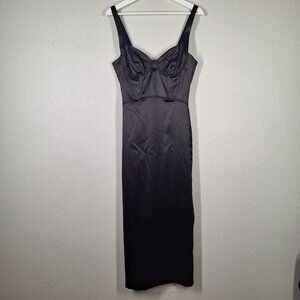 Zara Women's Dresses Satin Effect Black Size S